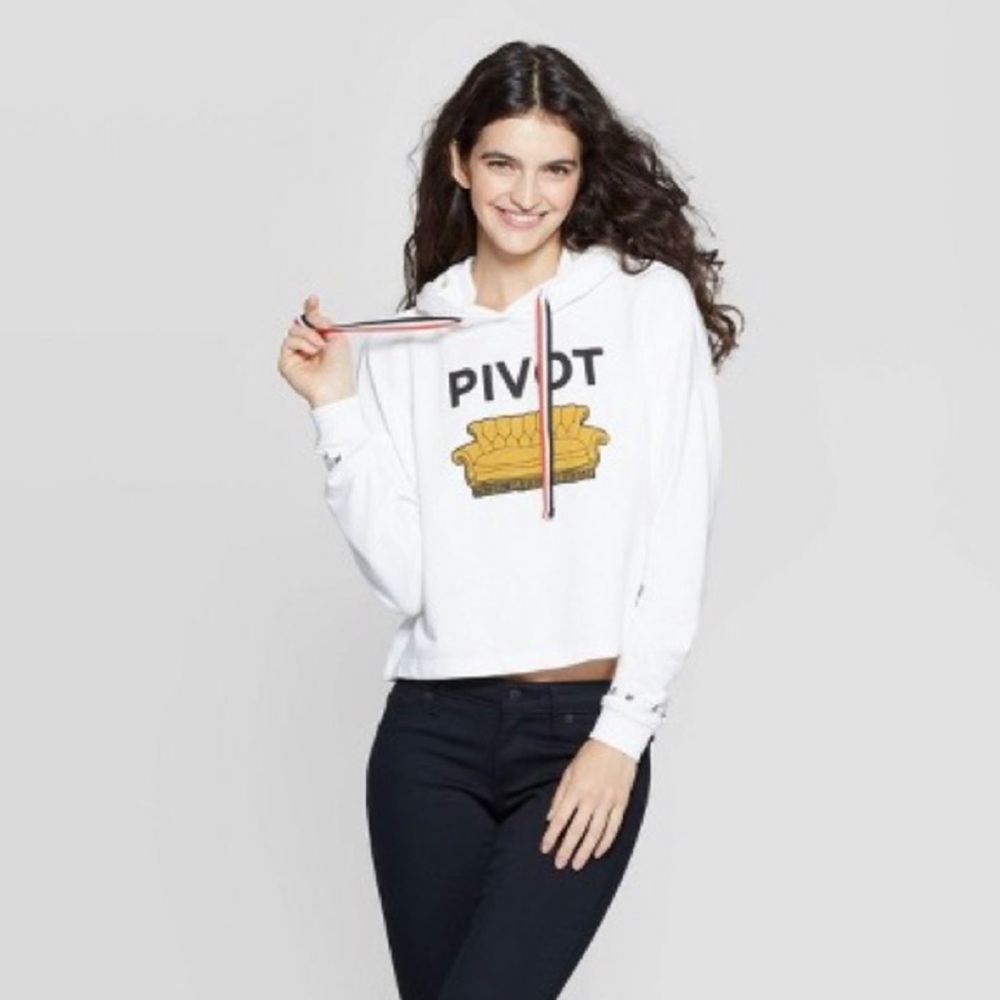 Friends TV Show “Pivot” Cropped Hoodie